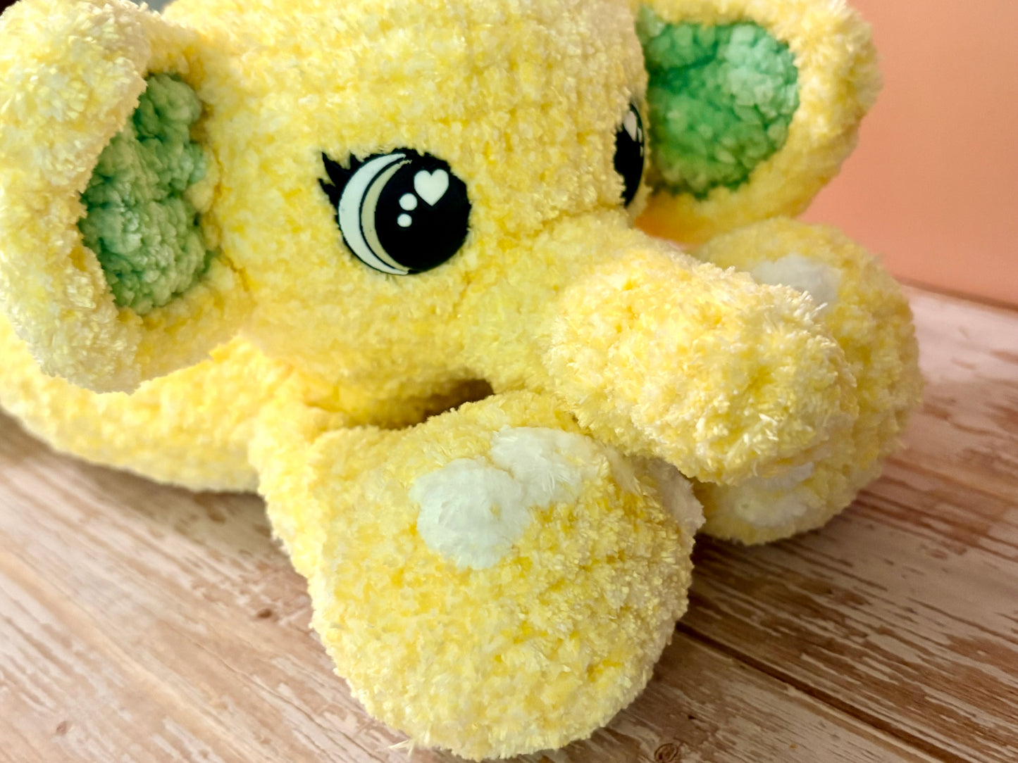 Lemon Elephant Snuggler Plush