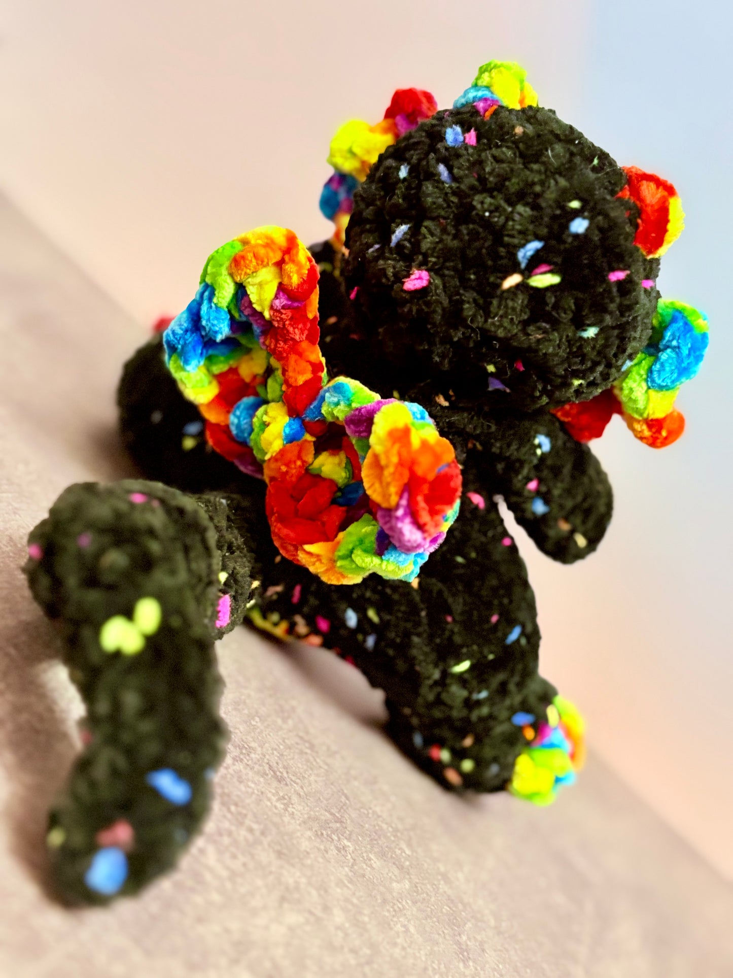 Plush Dragon with 3D Printed Egg