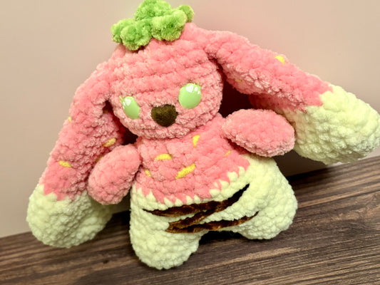 Scented - Chocolate Strawberry Bunny Plush