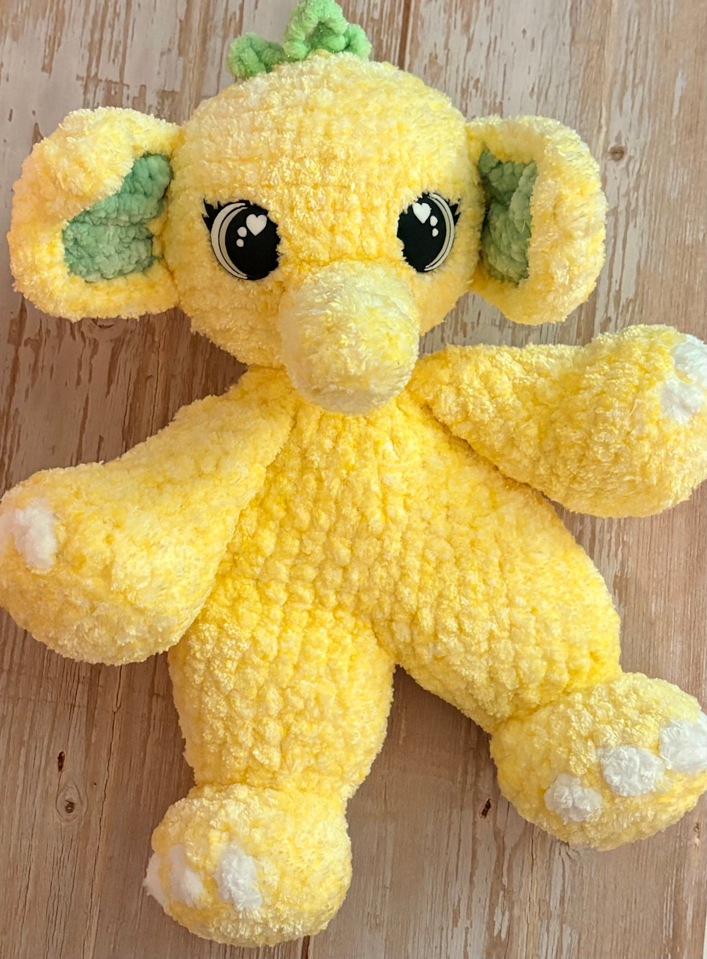 Lemon Elephant Snuggler Plush