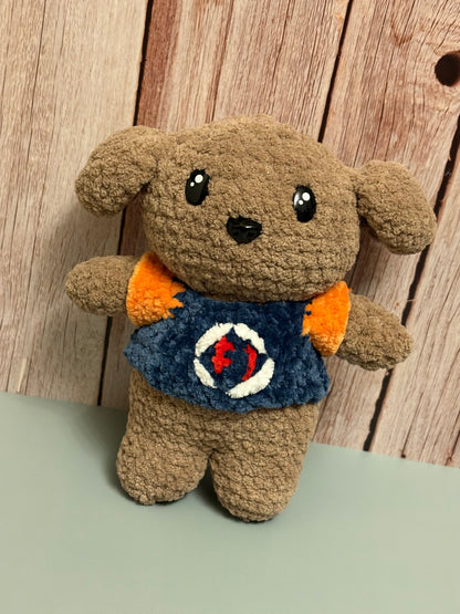 MADE TO ORDER - Baseball Dog Plush