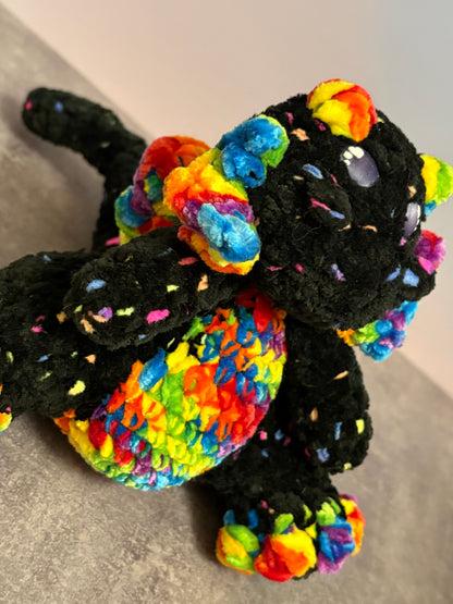 Plush Dragon with 3D Printed Egg