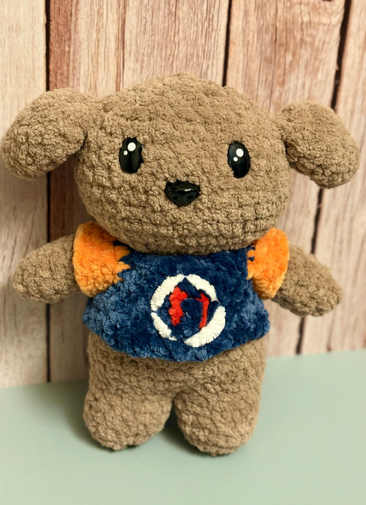 MADE TO ORDER - Baseball Dog Plush
