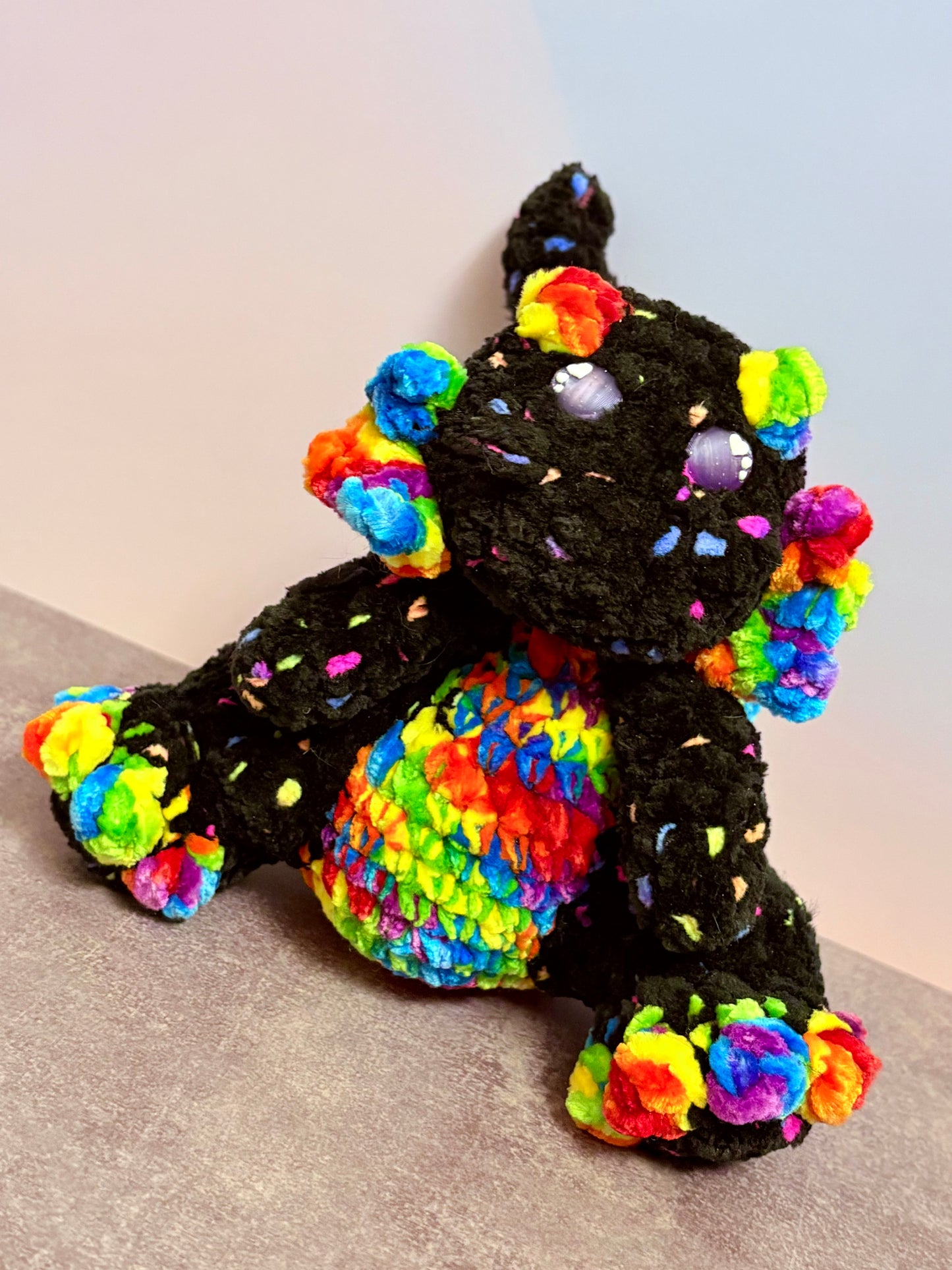 Plush Dragon with 3D Printed Egg