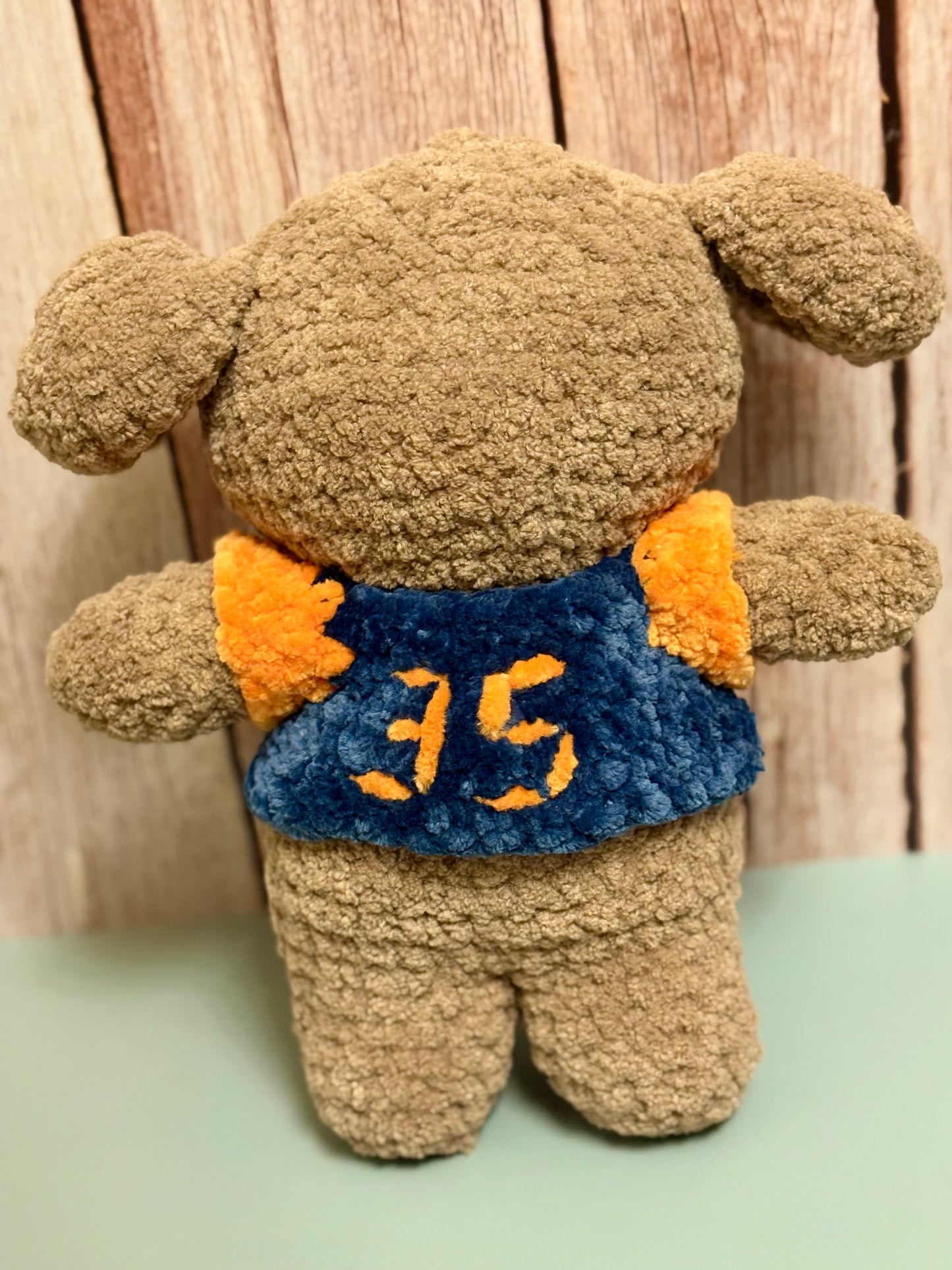 MADE TO ORDER - Baseball Dog Plush