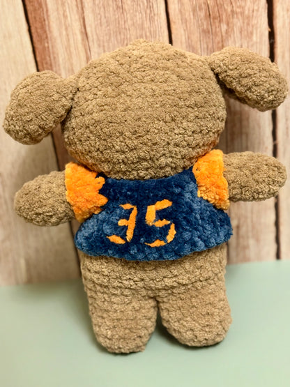 MADE TO ORDER - Baseball Dog Plush